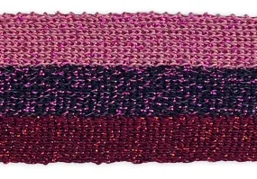 1 1/2" Metallic Cherry Knit Trim (Made in France)