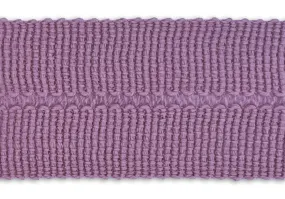 1 1/8" Dusty Rose Fold-Over Wool Trim (Made in Japan)