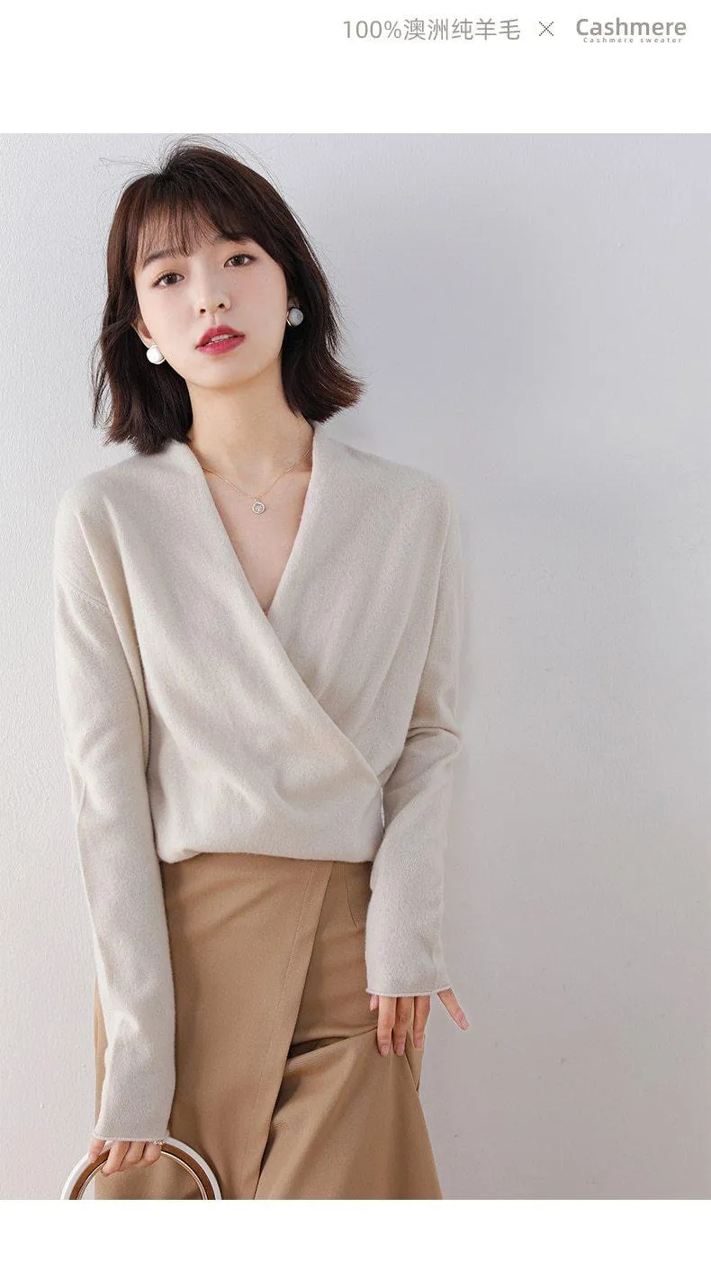 100% Pure Wool Knitted Sweater