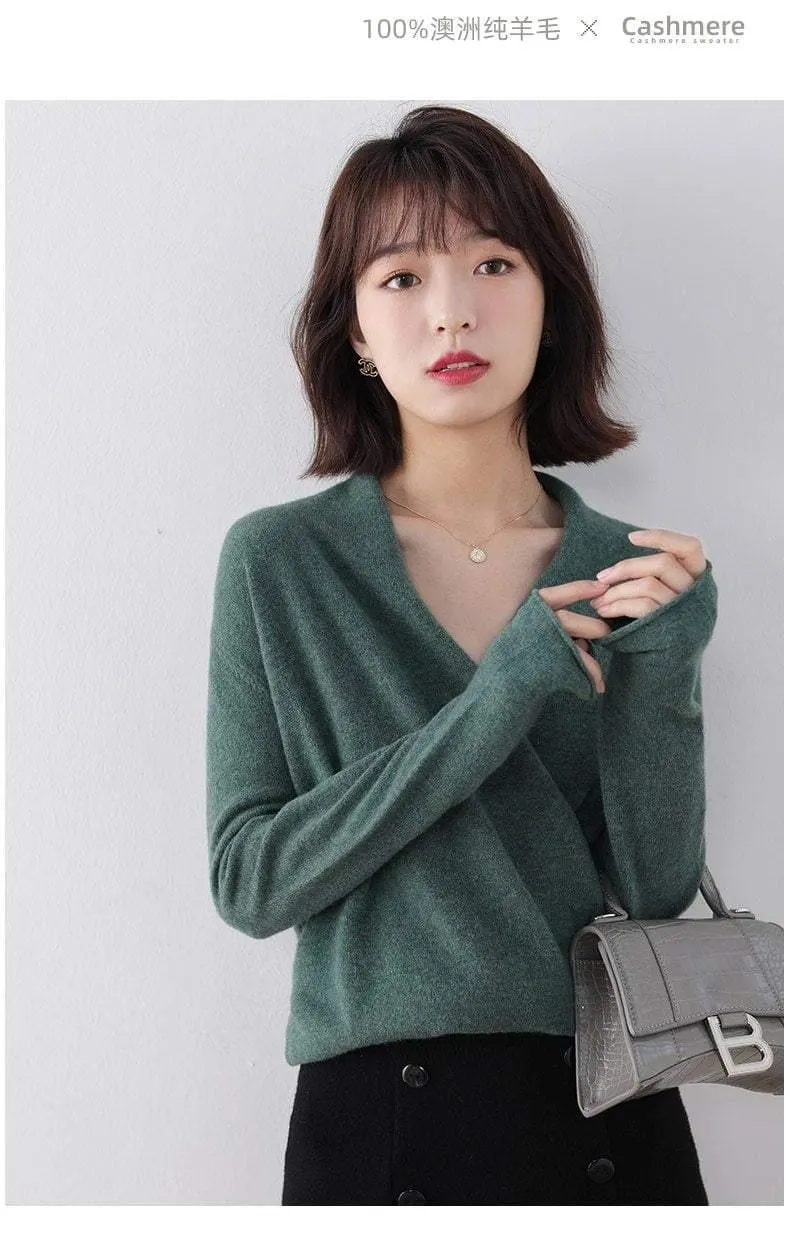 100% Pure Wool Knitted Sweater