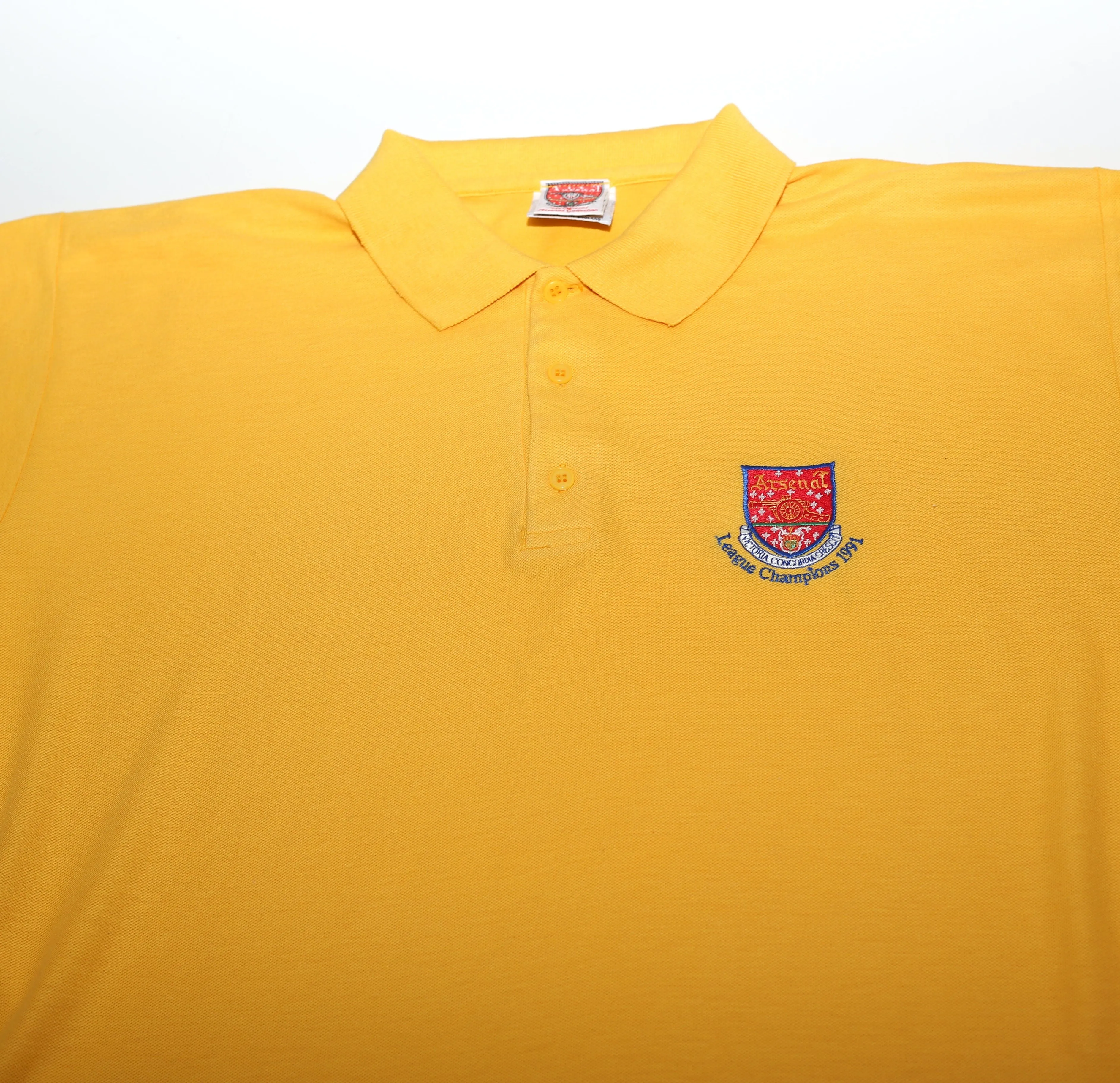 1991 League Champions Arsenal football polo shirt (XL)