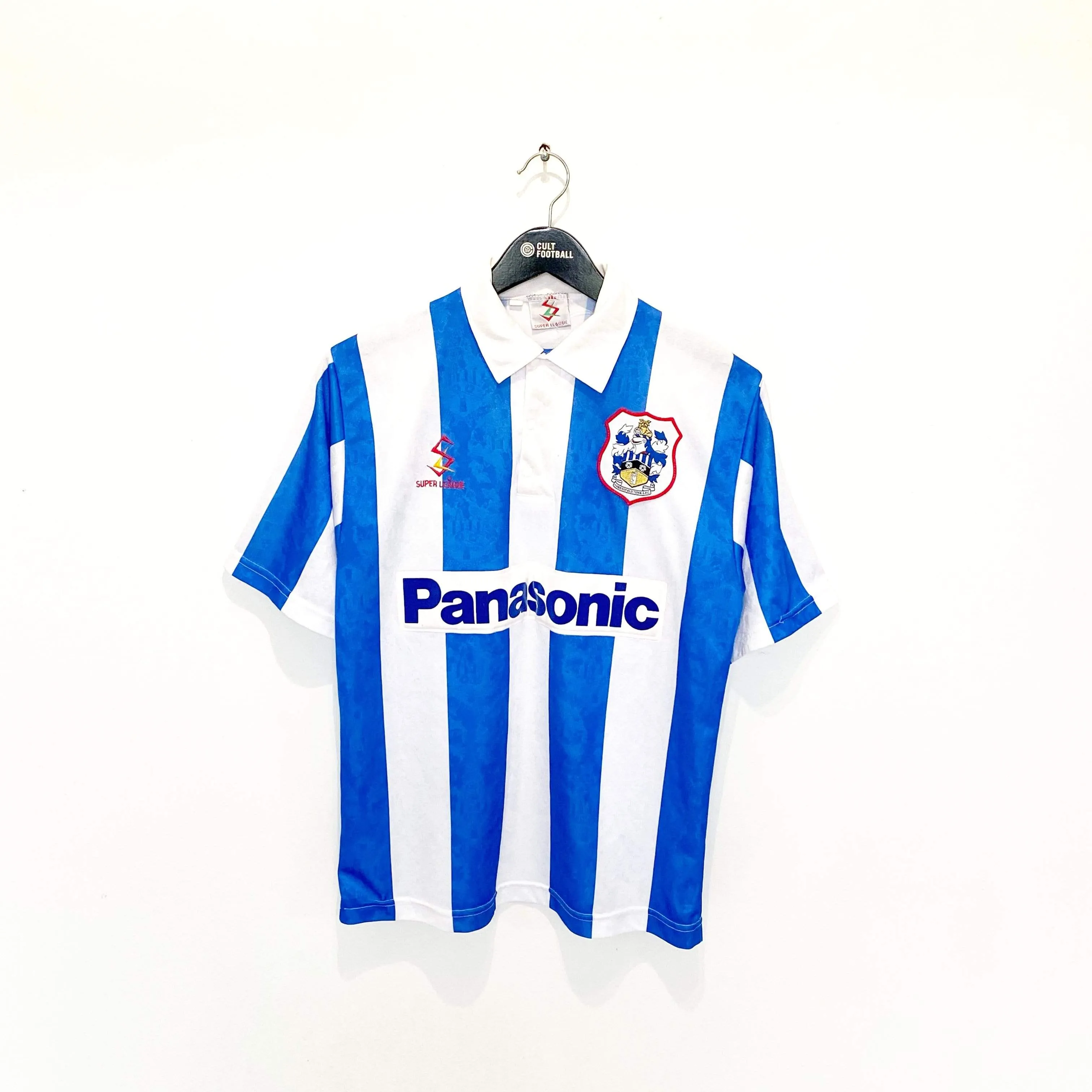 1995/97 HUDDERSFIELD TOWN Vintage Super League Home Football Shirt (S)