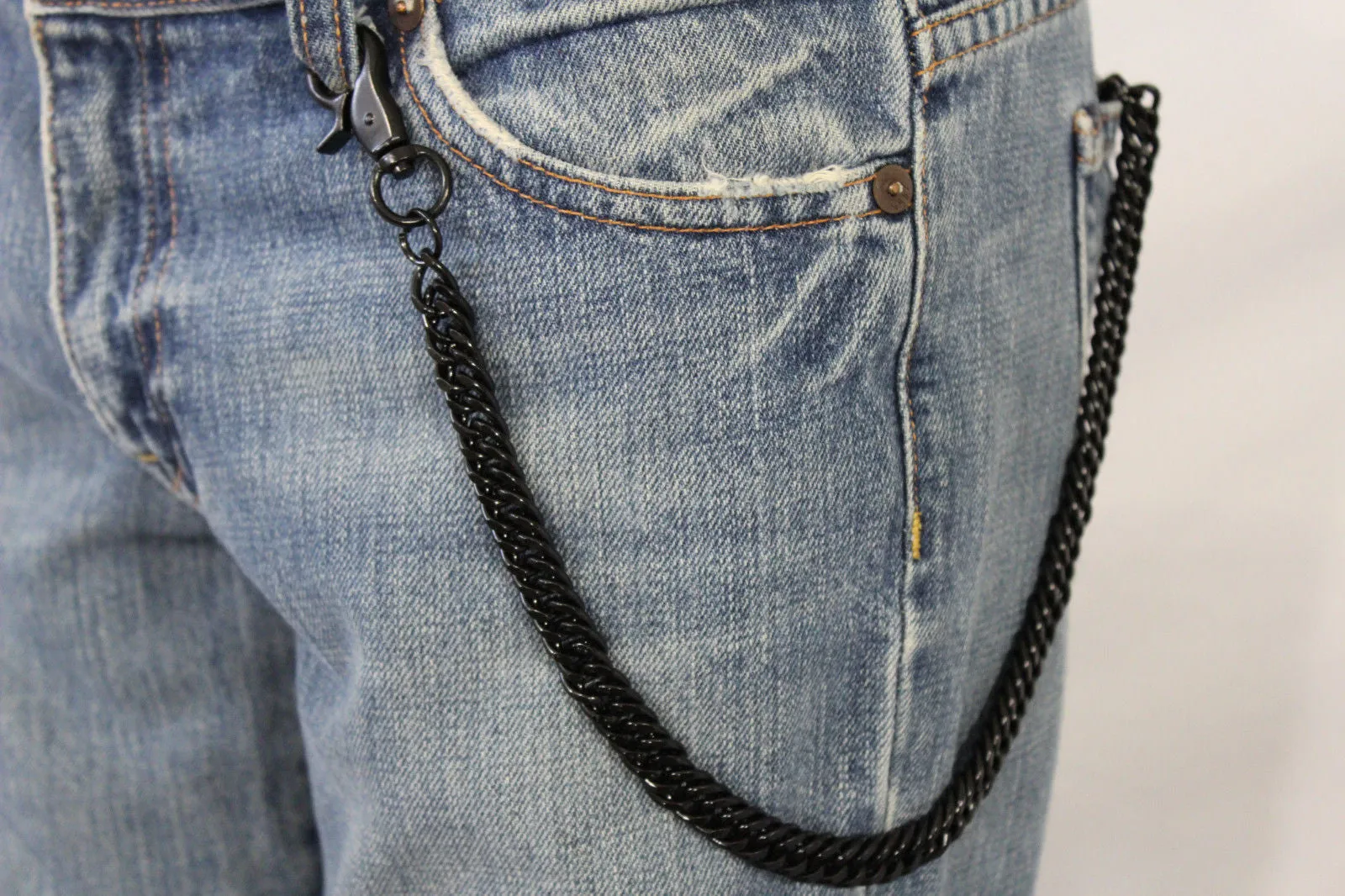 19" Double Link Wallet Chain