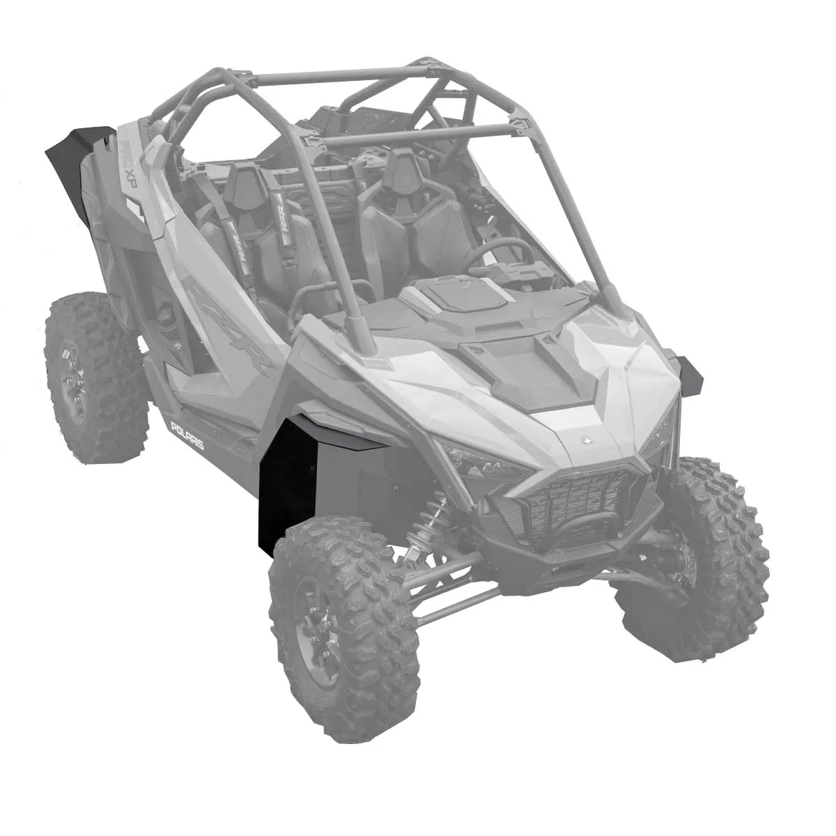 2020-2025 Polaris Pro XP SUPER ATV Mud-Lite Fender Extensions For Super ATV Fenders