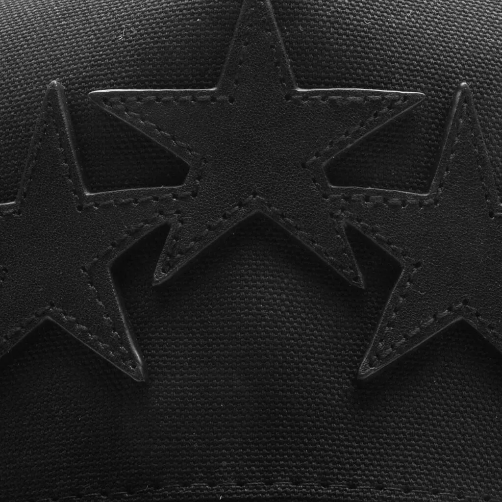 3 Star Trucker Hat - Black