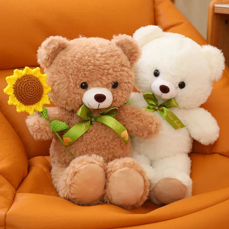 40cm Kawaii Teddy Bear for Valentines Day Gift Teddy Bears Stuffed Animal Rose Bear Doll Girlfriend Couple Valentine's Day Gifts