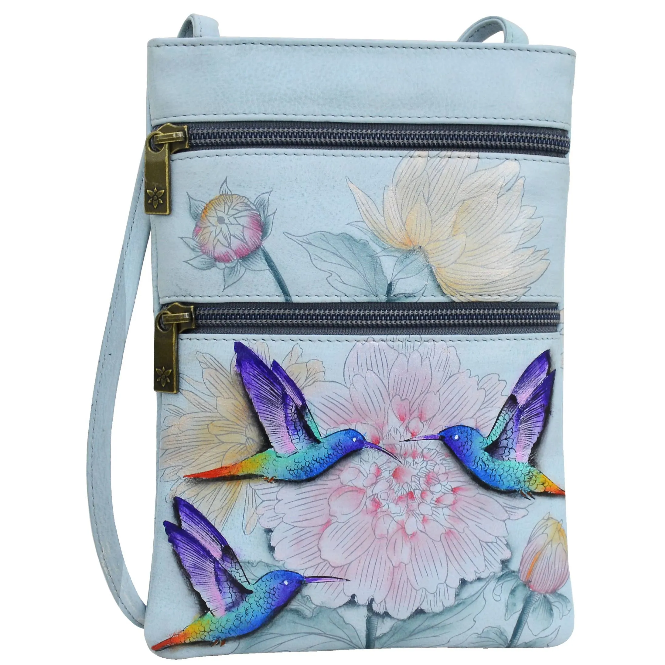 448 Anuschka Handpainted Leather Crossbody