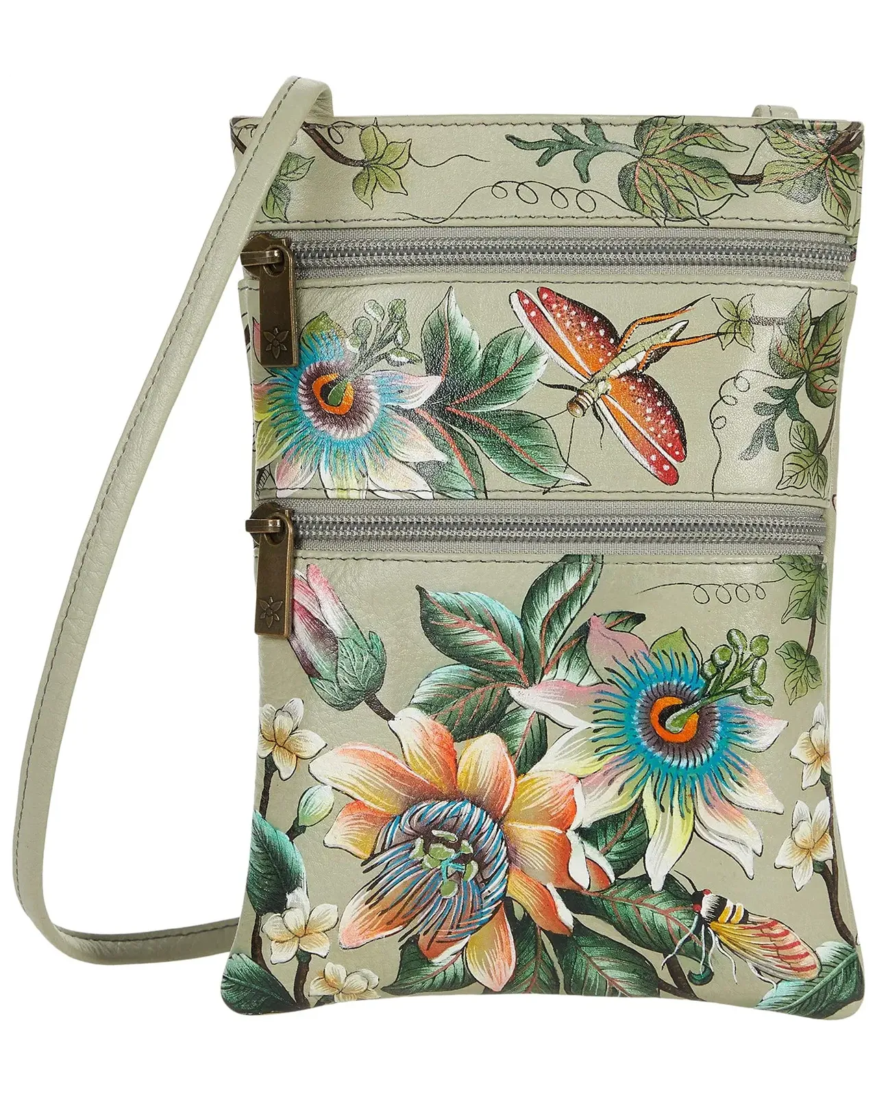 448 Anuschka Handpainted Leather Crossbody