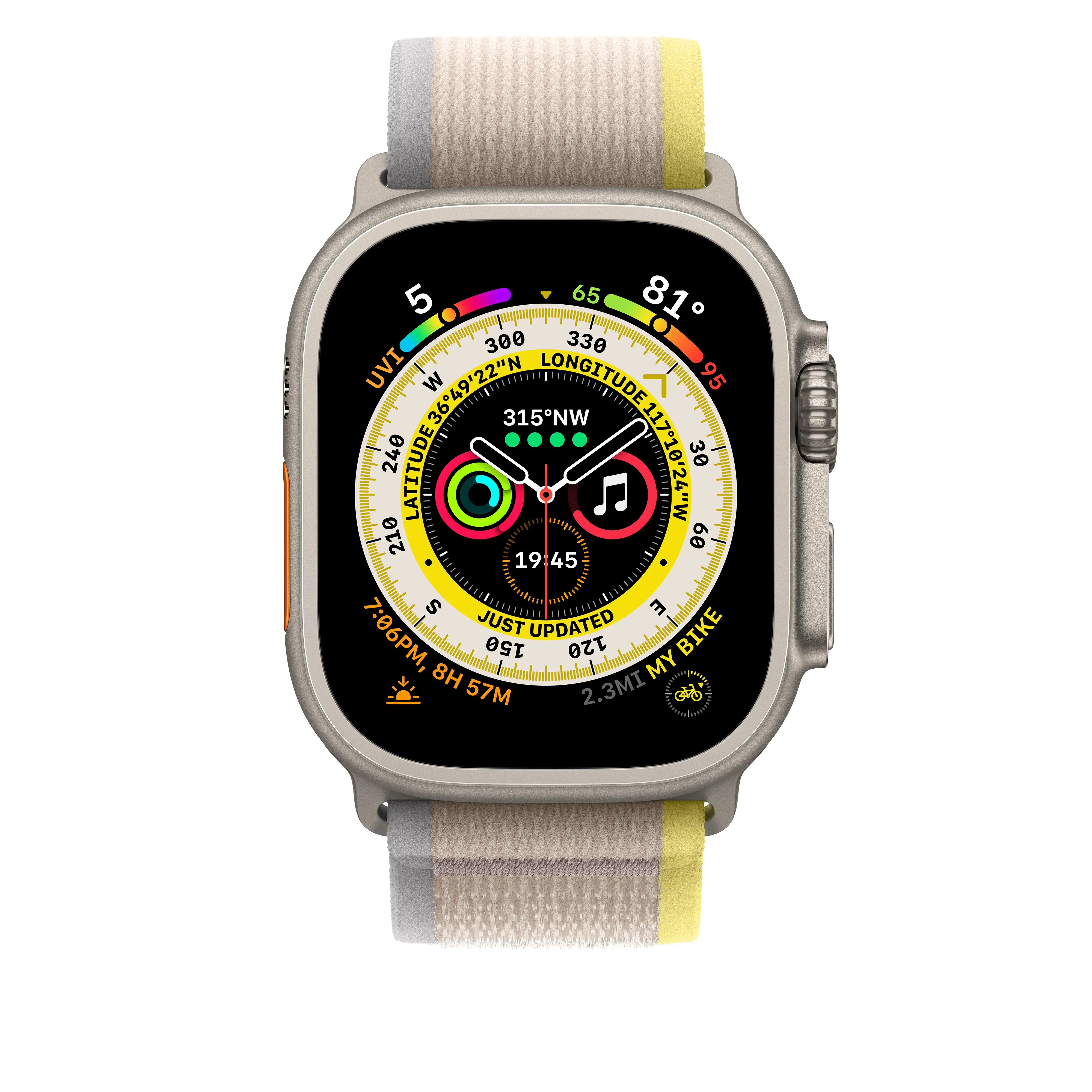 49mm Yellow/Beige Trail Loop - M/L