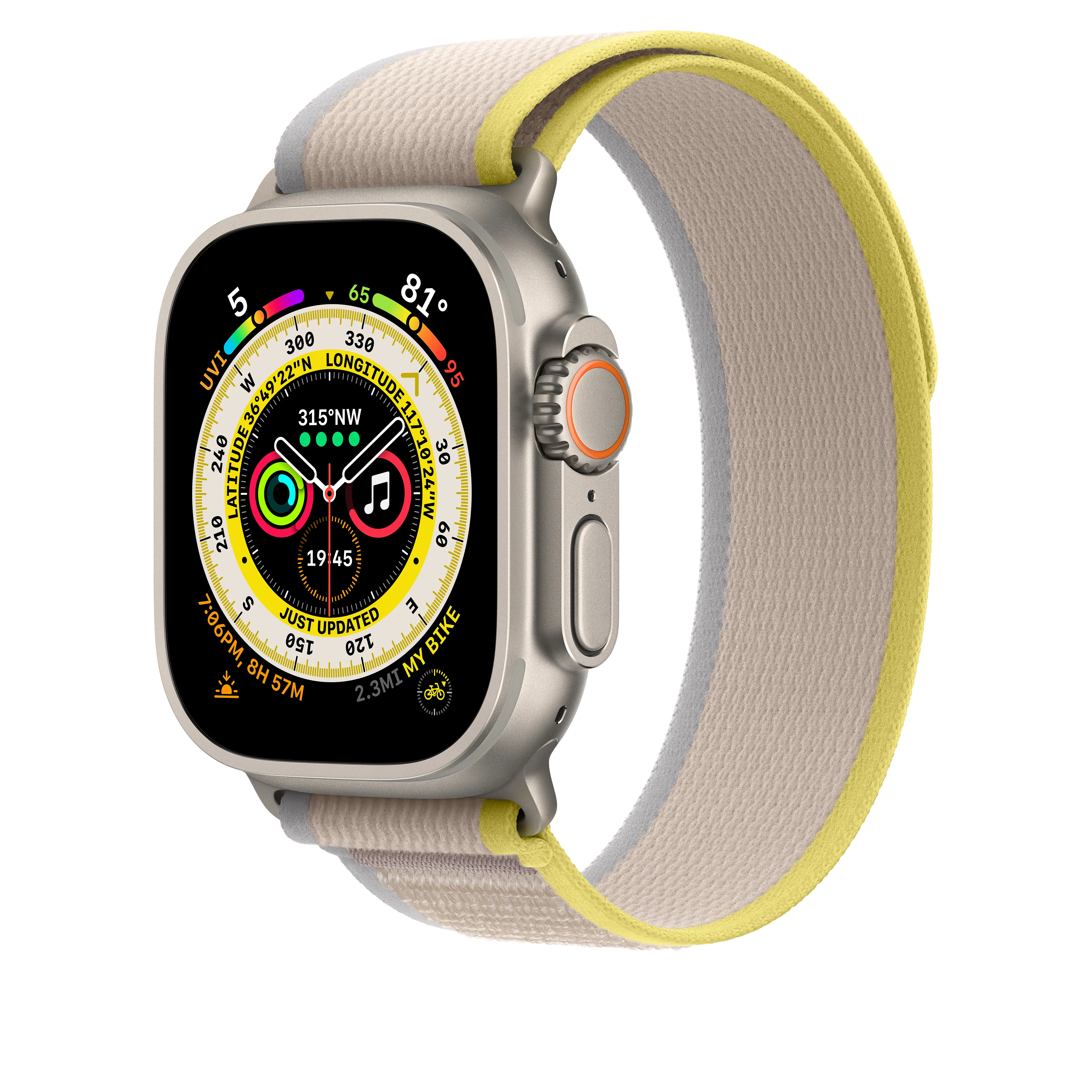 49mm Yellow/Beige Trail Loop - M/L