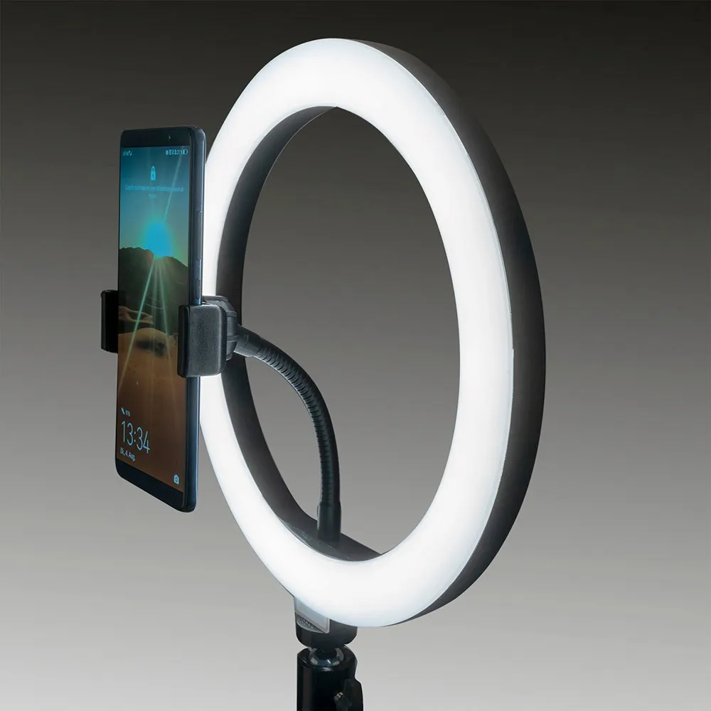 4smarts LoomiPod XL & Mini Selfie Tripod m. LED Ring Light, Holder & Stativ - (DEMO)