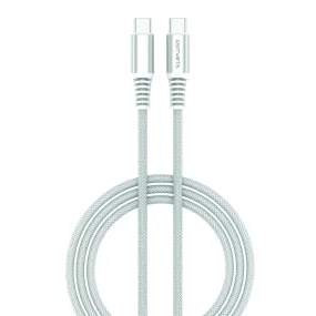 4smarts RapidCord PD 100W USB-C til USB-C Kabel 3 m. - Hvid