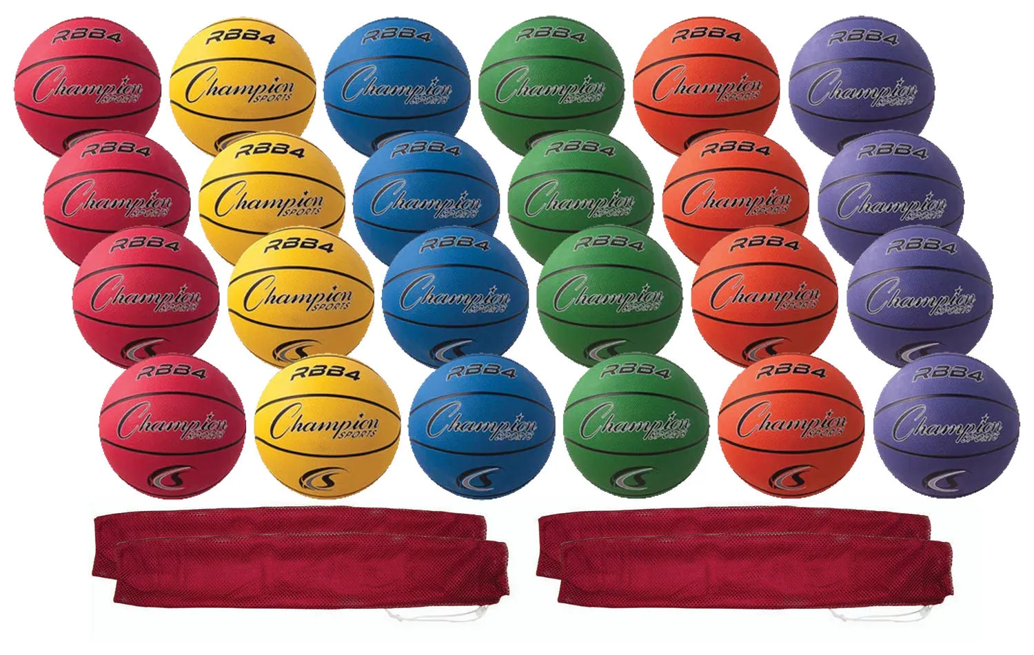 6-Color Basketball Packs