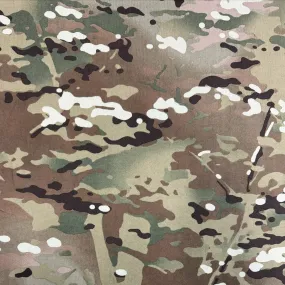 87/13 Polyester Lycra Micro Fleece - MultiCam (Sold per Yard)