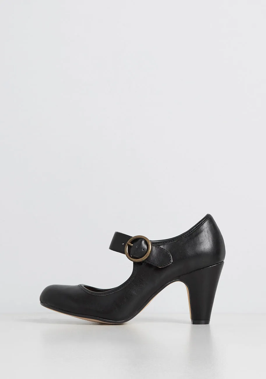 A Striking Impression Ankle Strap Heel