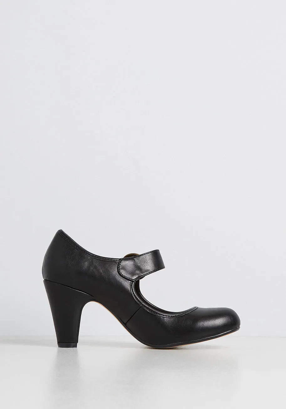 A Striking Impression Ankle Strap Heel