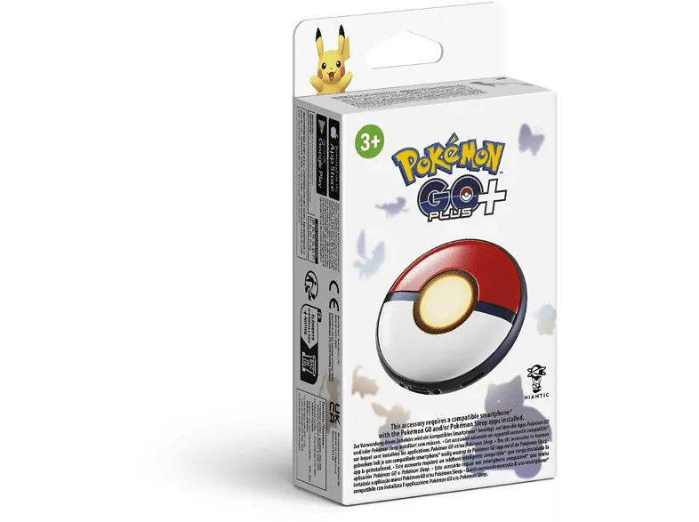 Accesorio - Nintendo Pokémon Go Plus  , Conecta Pokémon Go y Pokémon Sleep, Negro, Blanco y Rojo