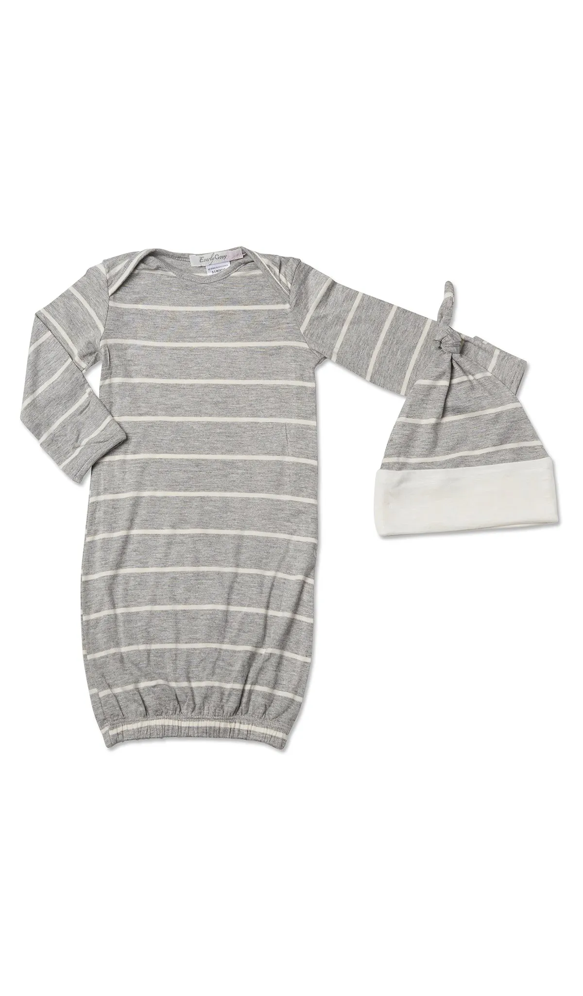 Adaline 5-Piece Heather Grey Stripe