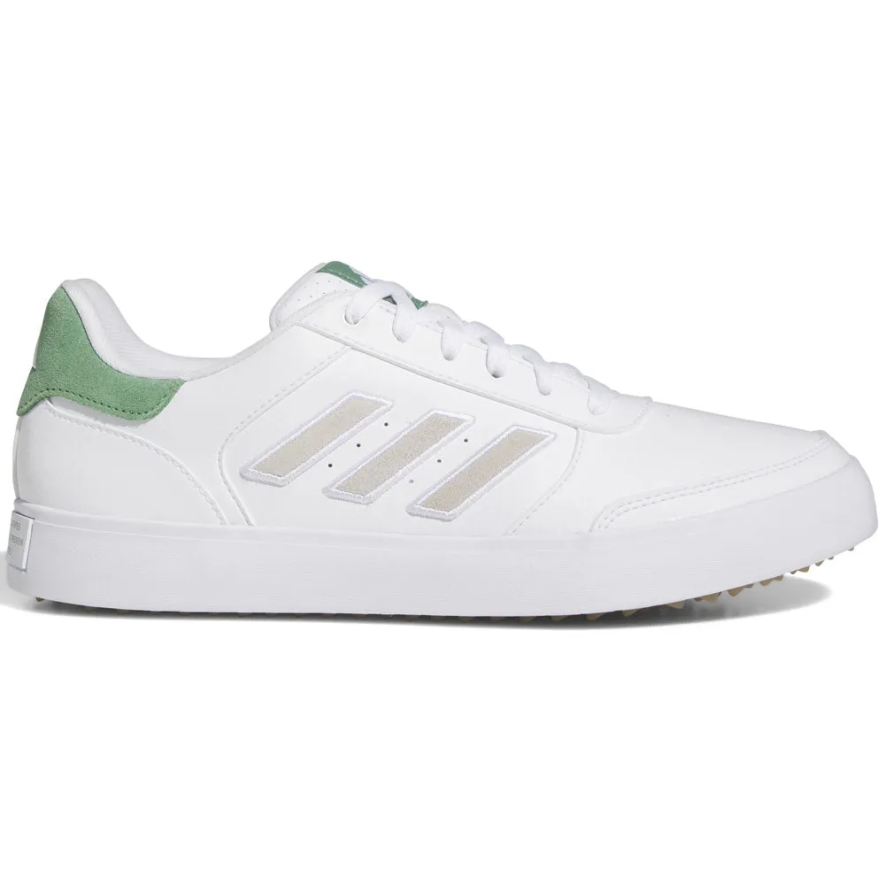 adidas Retrocross 24 Spikeless Waterproof Shoes - Ftwr White/Ftwr White/Preloved Green