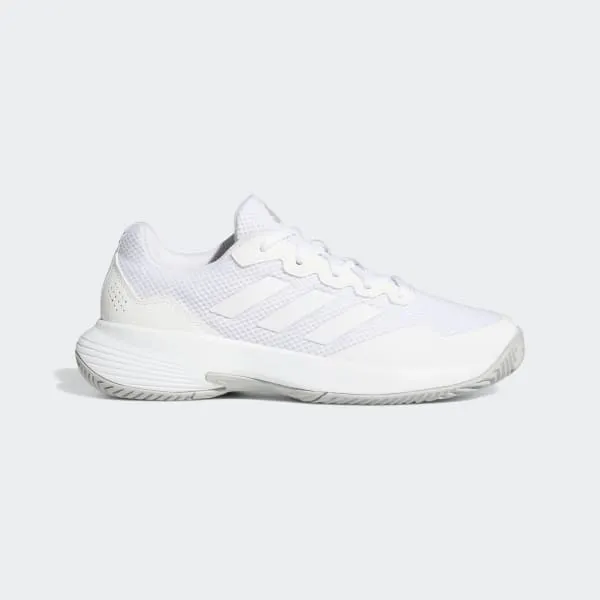 Adidas Women's Gamecourt 2.0 Tennis Shoes - Cloud White / Grey Two