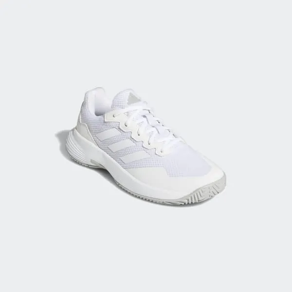 Adidas Women's Gamecourt 2.0 Tennis Shoes - Cloud White / Grey Two