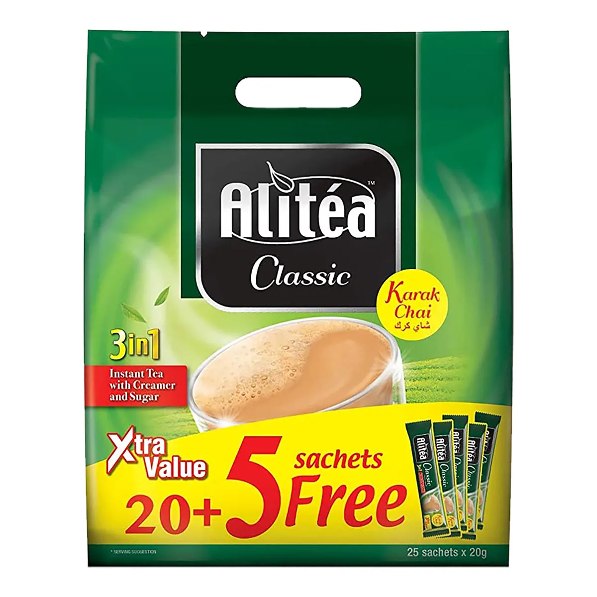 Alitea Classic Karak Chai Instant Tea 25 Sachets