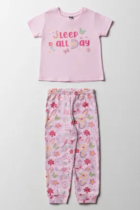 All Day Sleep Set Pink