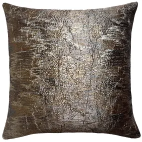 Allure Pillow, Metallic Silver Jacquard