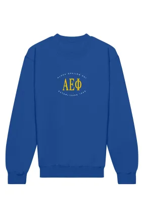 Alpha Epsilon Phi Emblem Crewneck Sweatshirt