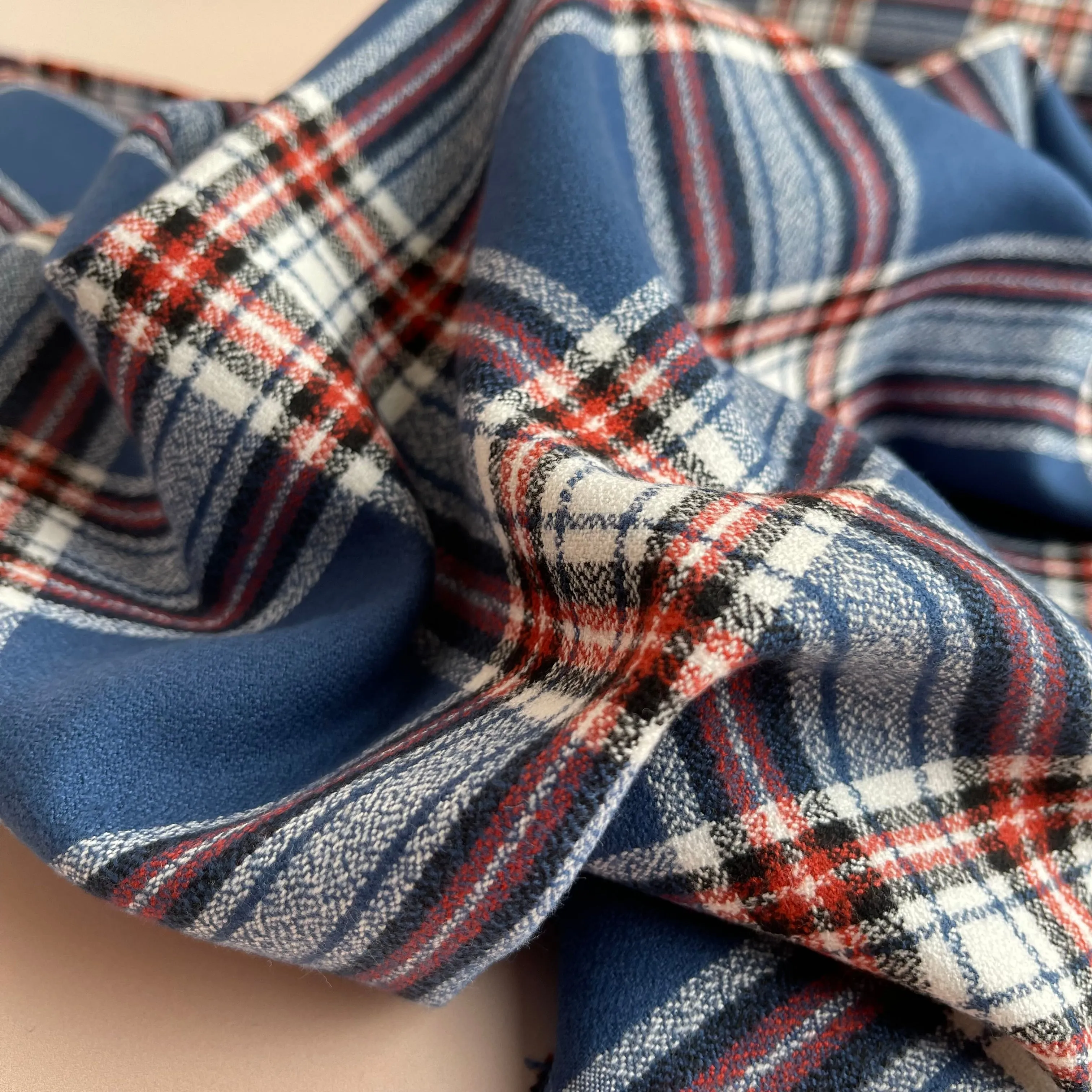 Americana 2 Blue Mammoth Cotton Flannel