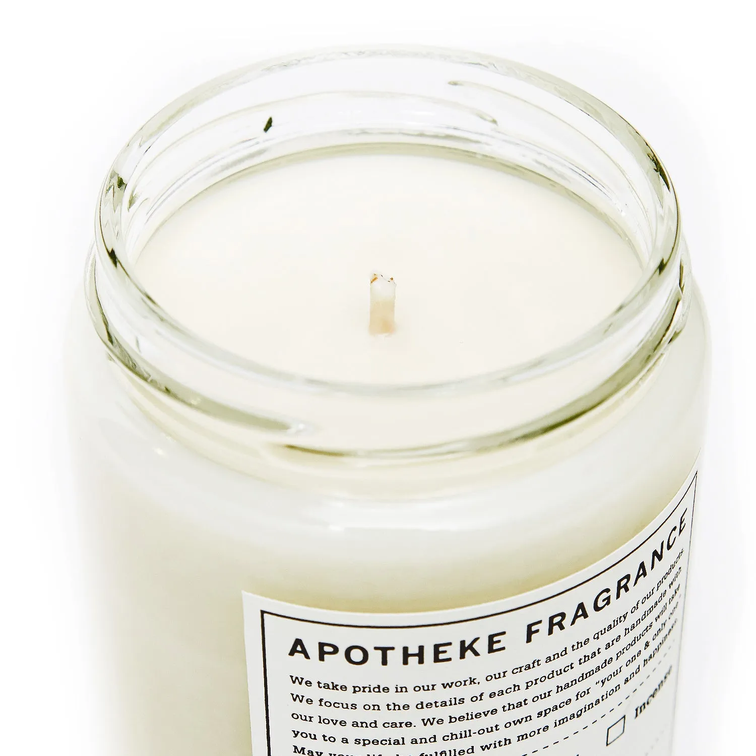 Apotheke Fragrance Glass Jar Candle "Driftwood"