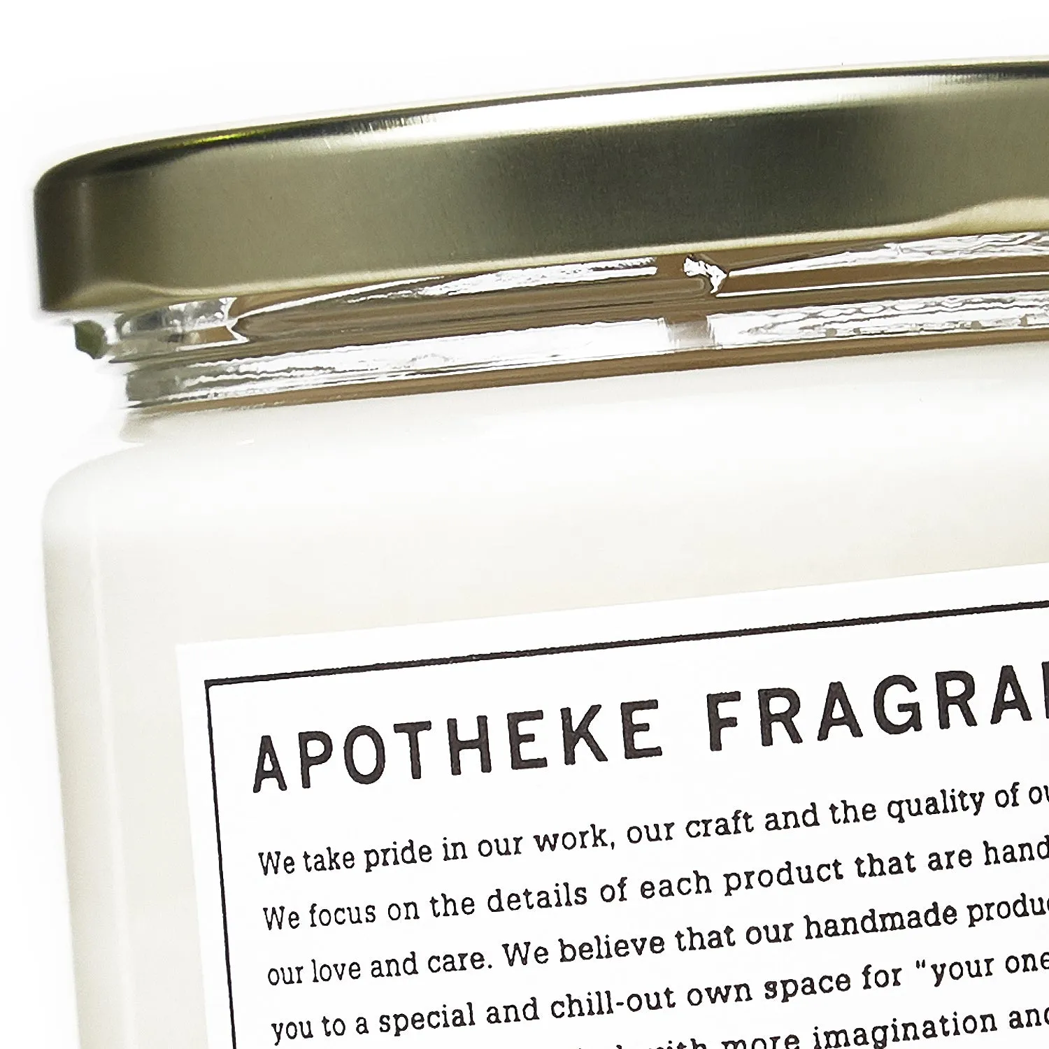 Apotheke Fragrance Glass Jar Candle "Driftwood"