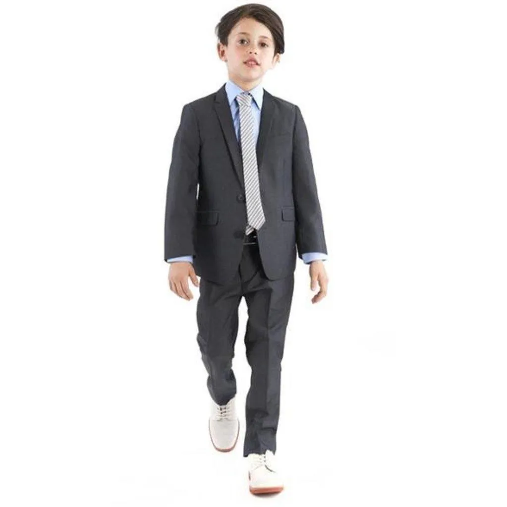 Appaman Mod Boys Slim Classic Vintage Black (Charcoal) Suit