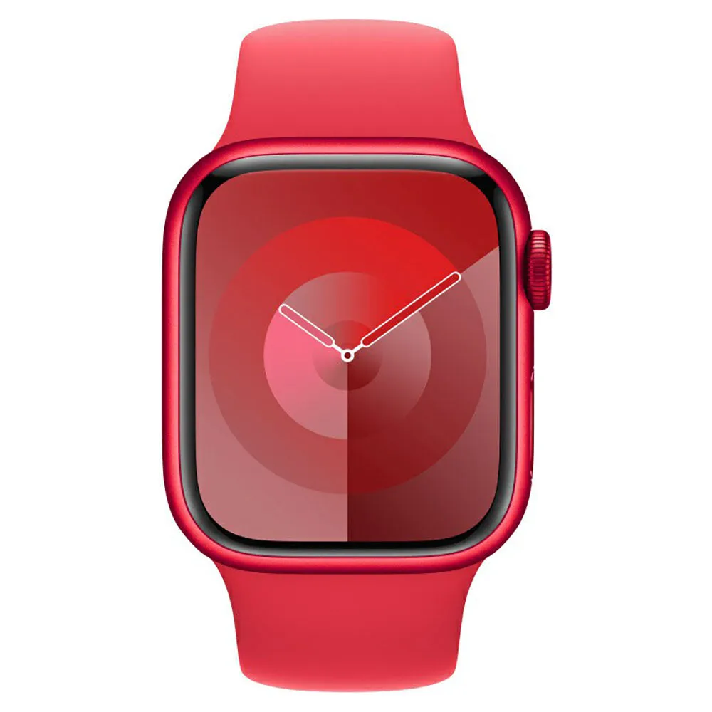 Apple 41mm S/M Fluoroelastomer Watch Strap with Sport Band - Red | MT313ZM/A