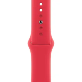 Apple 41mm S/M Fluoroelastomer Watch Strap with Sport Band - Red | MT313ZM/A