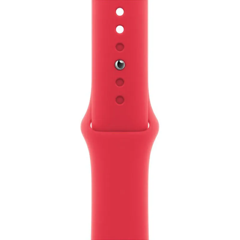 Apple 41mm S/M Fluoroelastomer Watch Strap with Sport Band - Red | MT313ZM/A