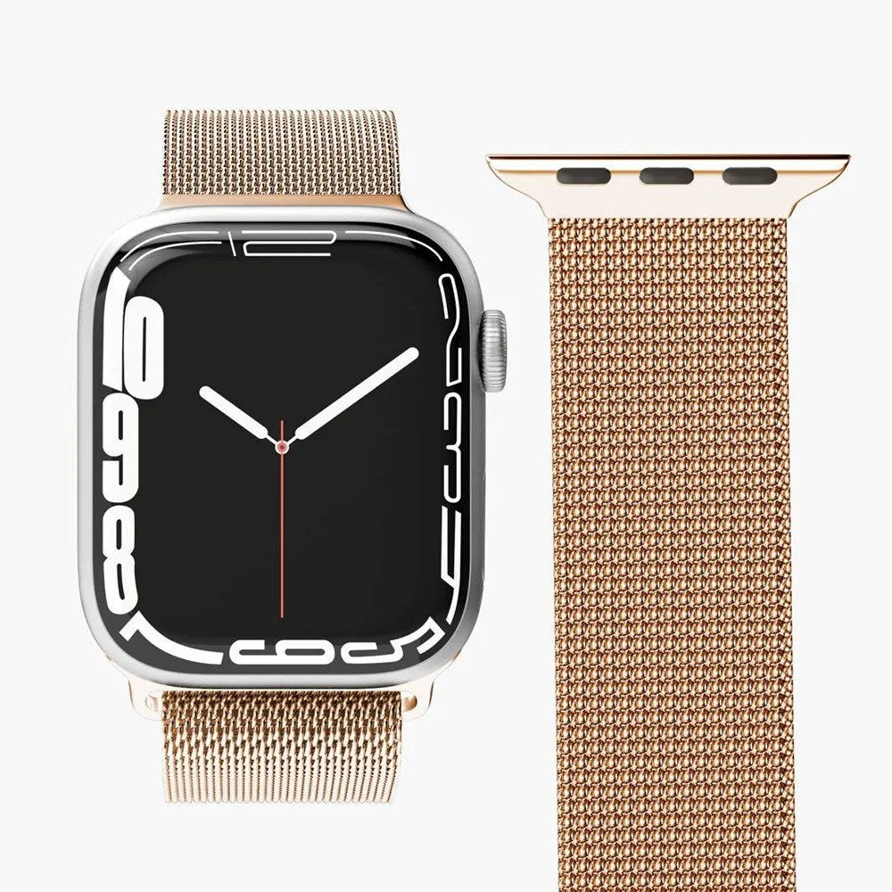 Apple Watch (38/40/SE/41MM) Vonmählen Milanese Loop Rustfrit Stål Rem - Rose Gold