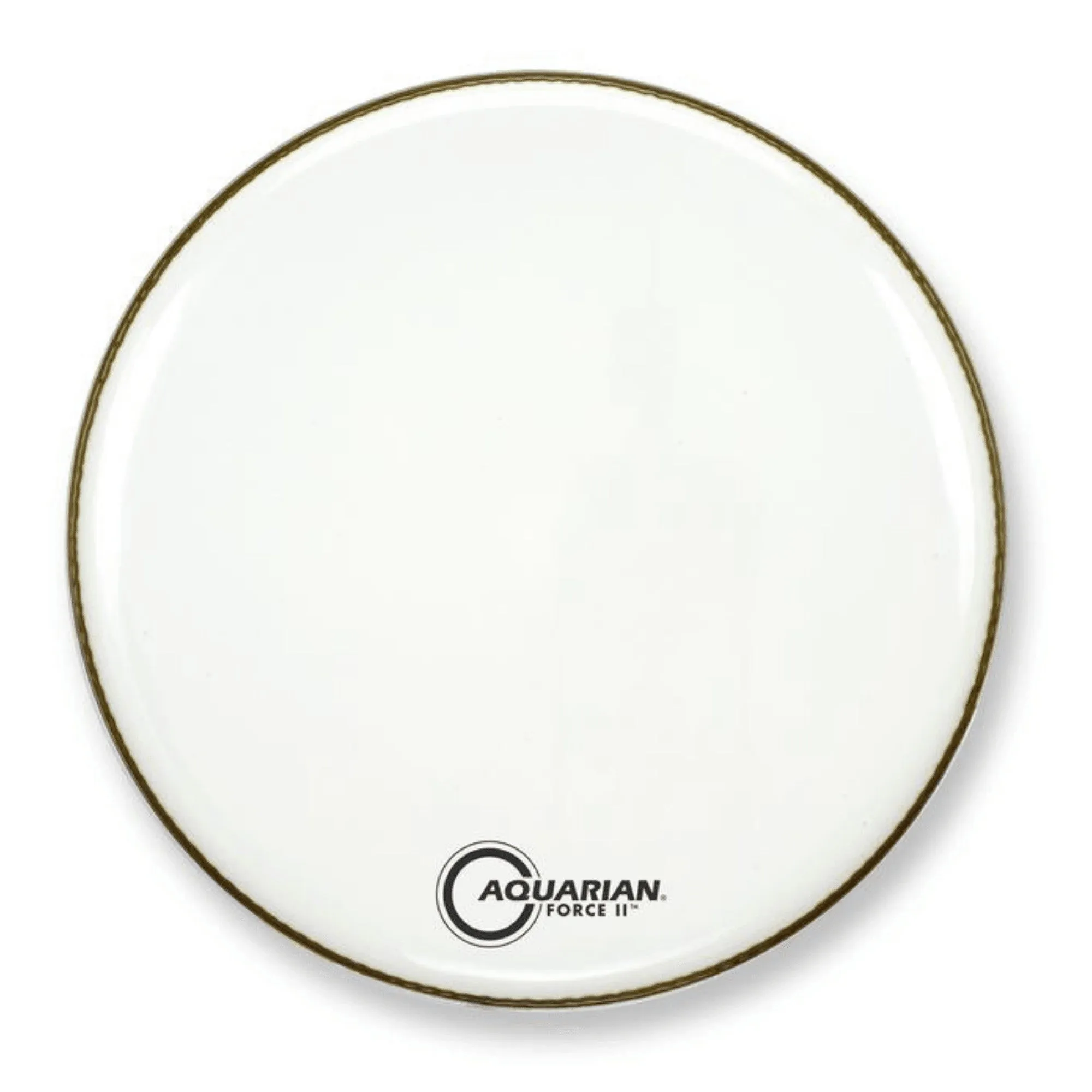 Aquarian FR22WH 22" Full Force II Bass Drum Head in White