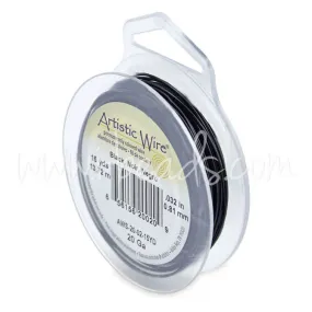 Artistic wire 20 gauge black, 13.7m (1)