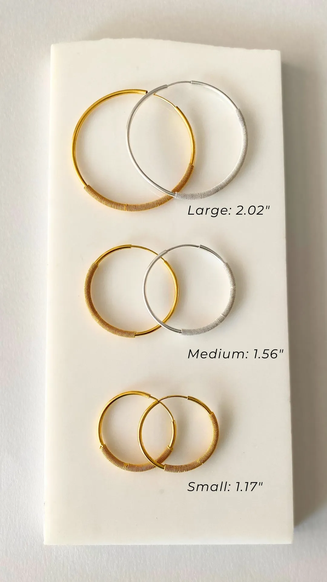 ASHER GOLD HOOPS