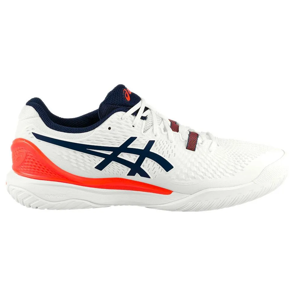 Asics Men's Gel-Resolution 9 - White/Blue Expanse