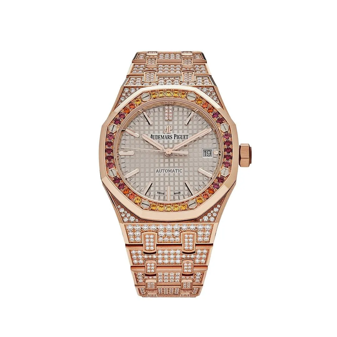 Audemars Piguet Royal Oak 15452OR.ZY.D038VE.01 Rose Gold and Diamonds (2021)