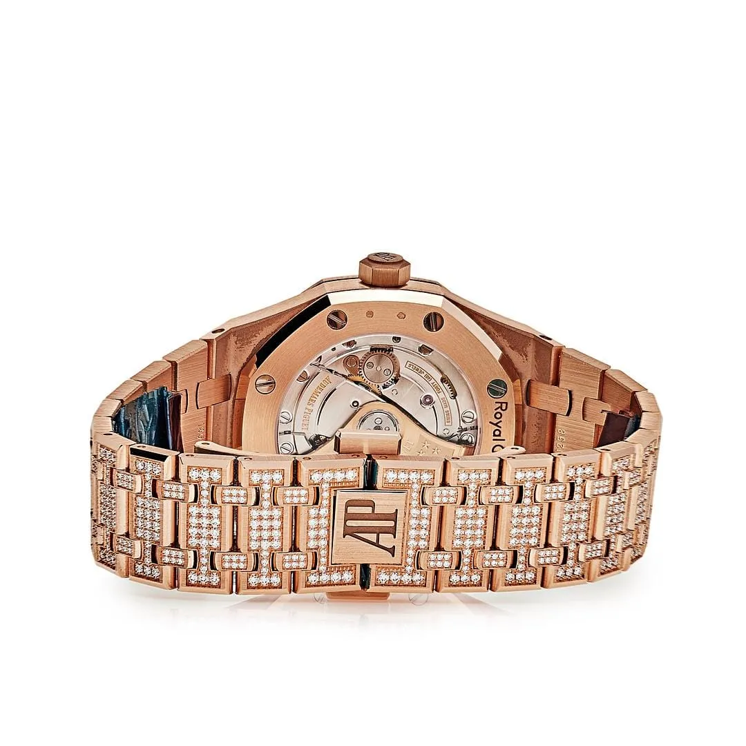 Audemars Piguet Royal Oak 15452OR.ZY.D038VE.01 Rose Gold and Diamonds (2021)