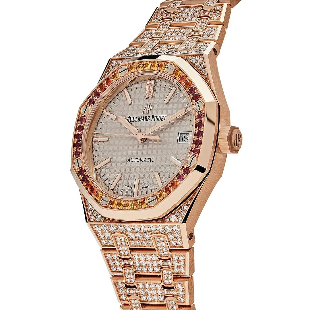 Audemars Piguet Royal Oak 15452OR.ZY.D038VE.01 Rose Gold and Diamonds (2021)