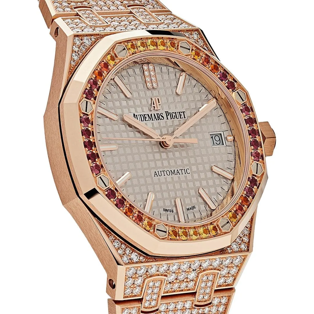 Audemars Piguet Royal Oak 15452OR.ZY.D038VE.01 Rose Gold and Diamonds (2021)