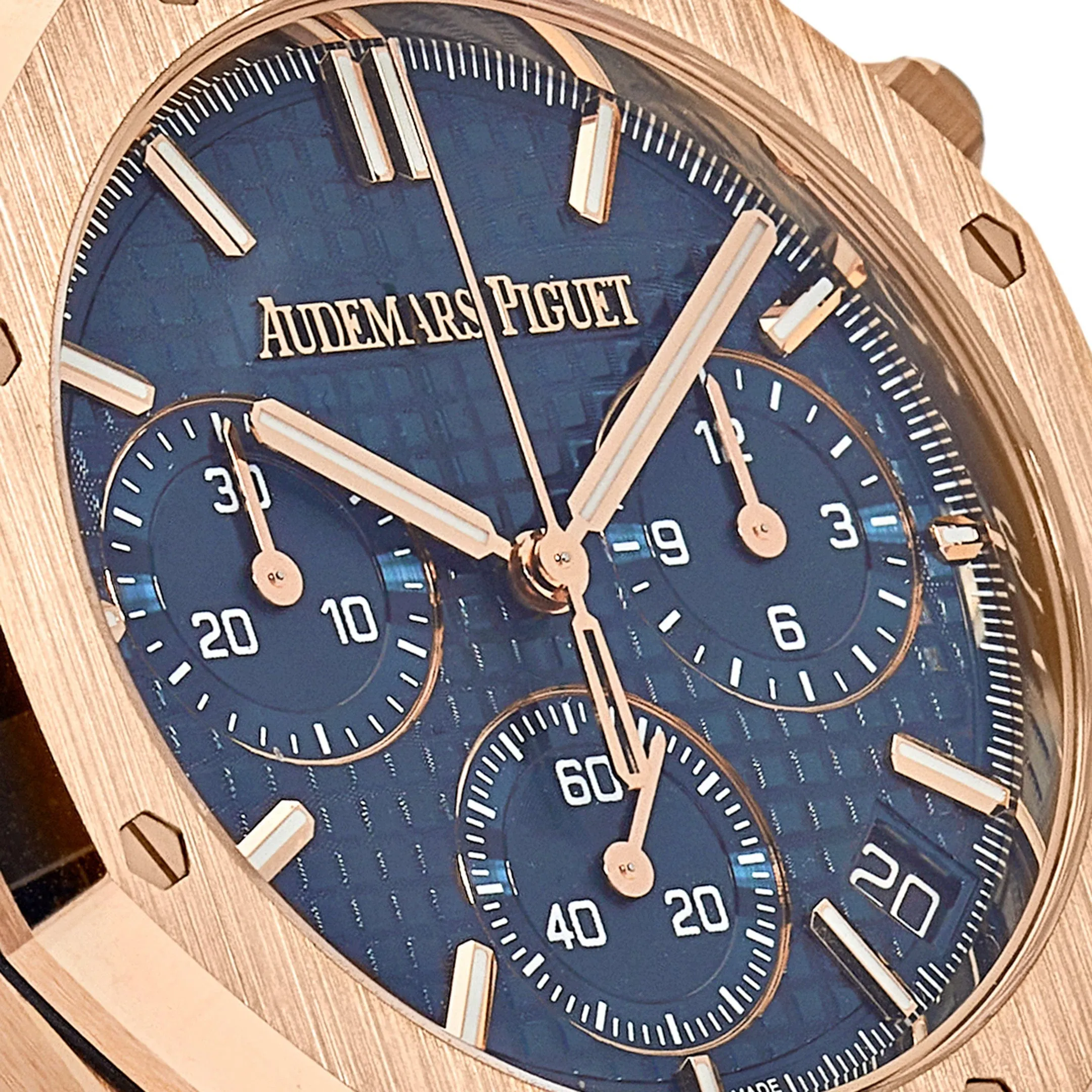 Audemars Piguet Royal Oak 26240OR.OO.D315CR.01 Chronograph '50th Anniversary' Rose Gold Blue Dial (2022)