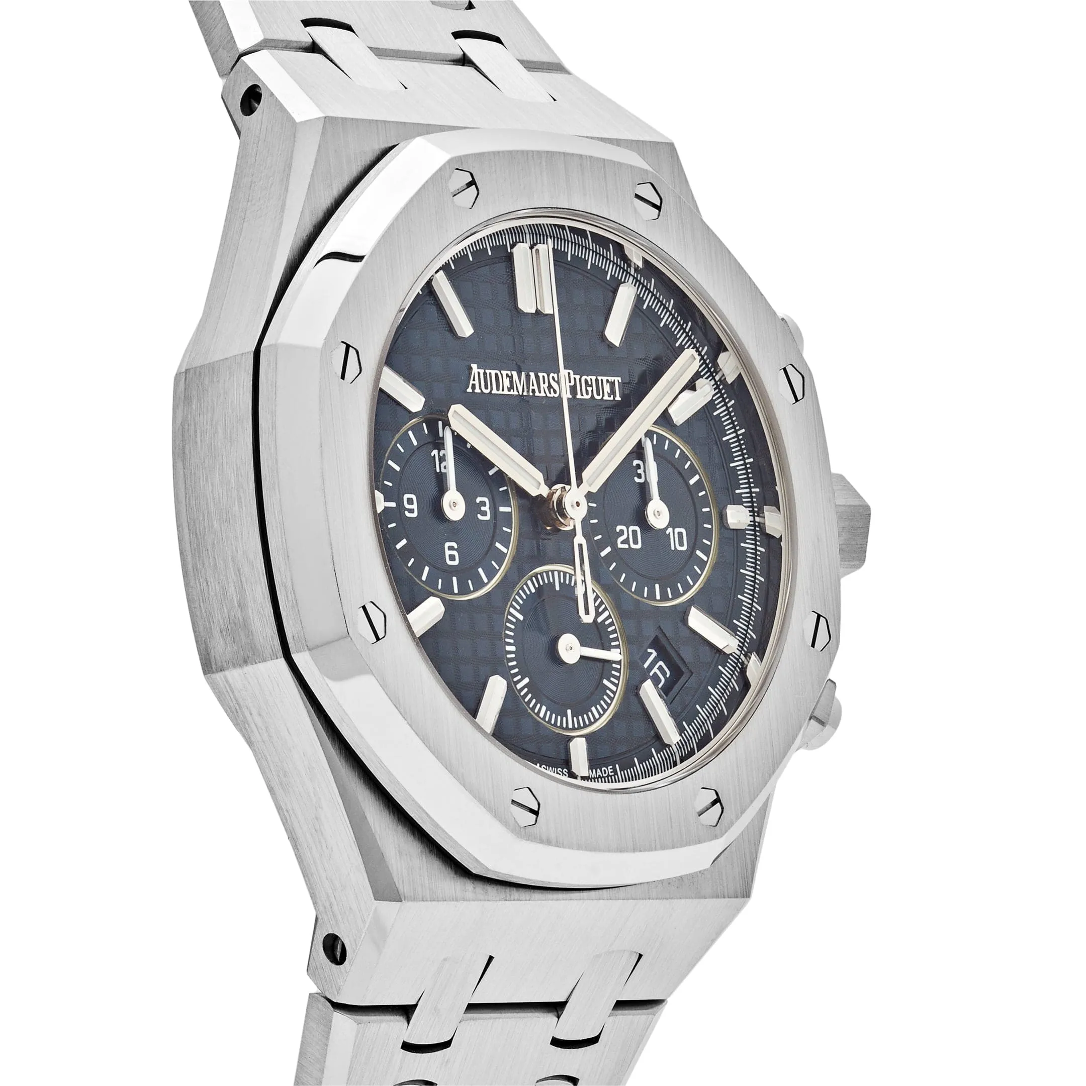 Audemars Piguet Royal Oak 26715ST.OO.1356ST.01 Selfwinding Chronograph Stainless Steel Blue Dial