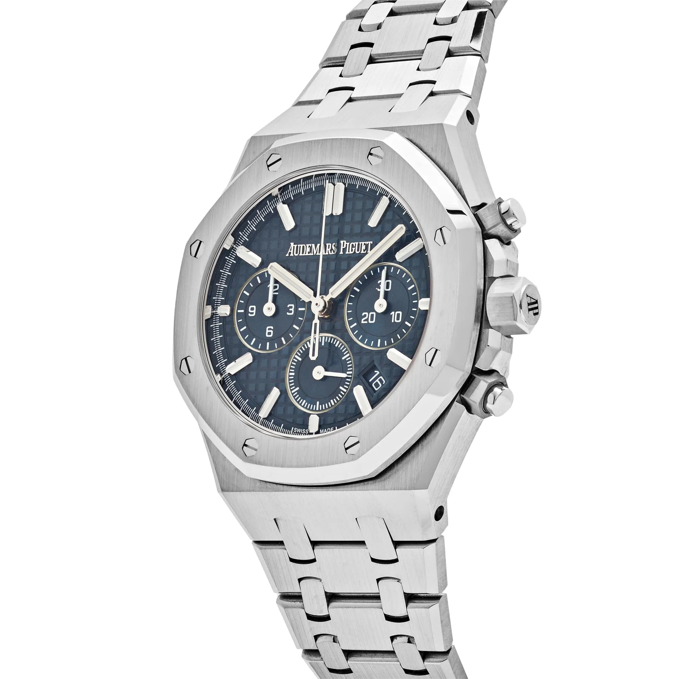 Audemars Piguet Royal Oak 26715ST.OO.1356ST.01 Selfwinding Chronograph Stainless Steel Blue Dial