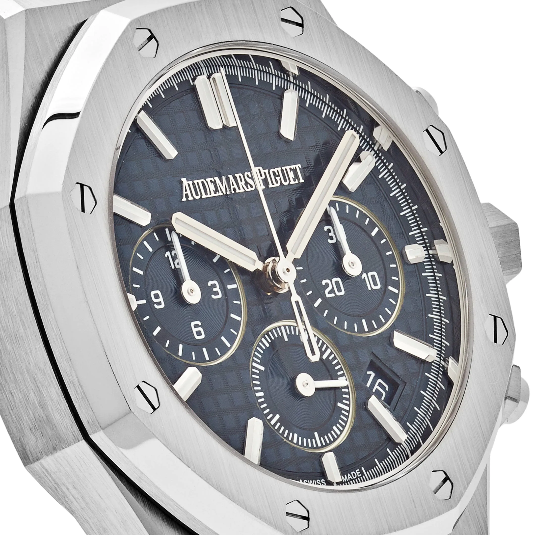 Audemars Piguet Royal Oak 26715ST.OO.1356ST.01 Selfwinding Chronograph Stainless Steel Blue Dial