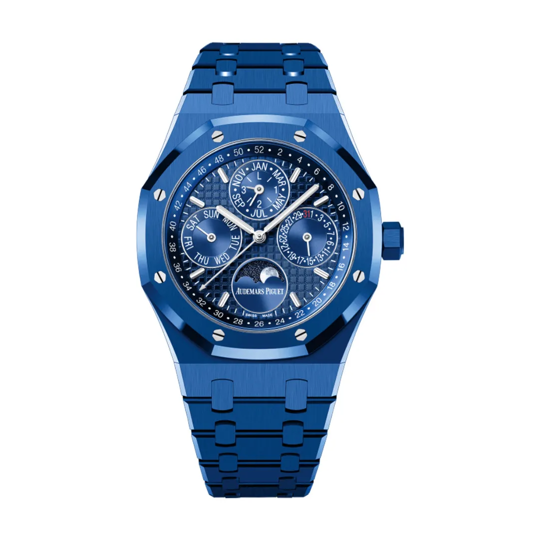 Audemars Piguet Royal Oak Perpetual Calendar 26579CS.OO.1225CS.01 Blue Ceramic Blue Dial